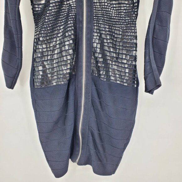 Venus Zip Up Bodycon‎ Long Sleeve Dark Fairy Grunge Goth Women's Dress Small - Picture 8 of 12